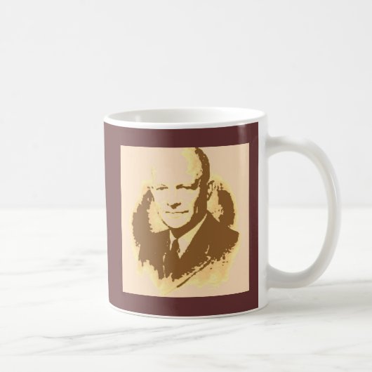 Dwight D Eisenhower Pop Art Kaffeetasse (Rechts)