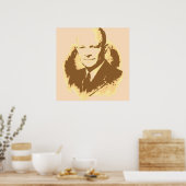 Dwight D Eisenhower Pop Art Poster (Küche)