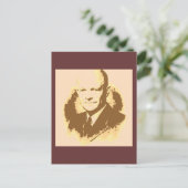 Dwight D Eisenhower Pop Art Postkarte (Stehend Vorderseite)