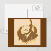 Dwight D Eisenhower Postkarte (Vorne/Hinten)