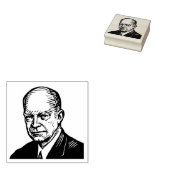 Dwight D Eisenhower Rubber Briefmarke Gummistempel (Stempel)