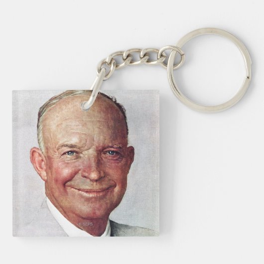 Dwight D. Eisenhower Schlüsselanhänger (Rückseite)