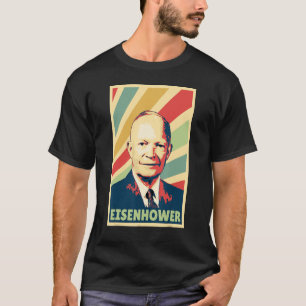 Dwight D Eisenhower Vintag Colors T-Shirt