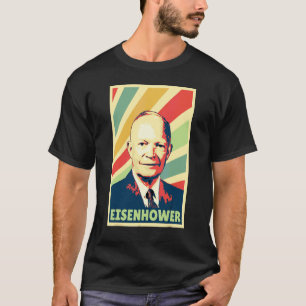 Dwight D Eisenhower Vintage-Farben T-Shirt