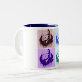 Dwight D Eisenhower Zweifarbige Tasse (Vorderseite Links)
