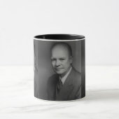 Dwight D. Eiserhower Portrait Tasse (Zentrum)
