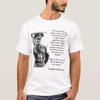 Dwight Eisenhower auf Krieg T-Shirt