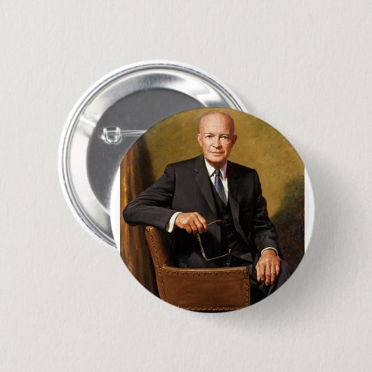 Dwight Eisenhower Button (Vorne & Hinten)