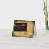 Dwight Eisenhower Inspiration Zitat "Leadership"