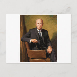 Dwight Eisenhower Postkarte