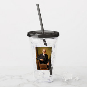 Dwight Eisenhower Präsident Amerikanisches Porträt Acryltrinkbecher