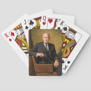 Dwight Eisenhower Präsident Weißes Haus Porträt Spielkarten