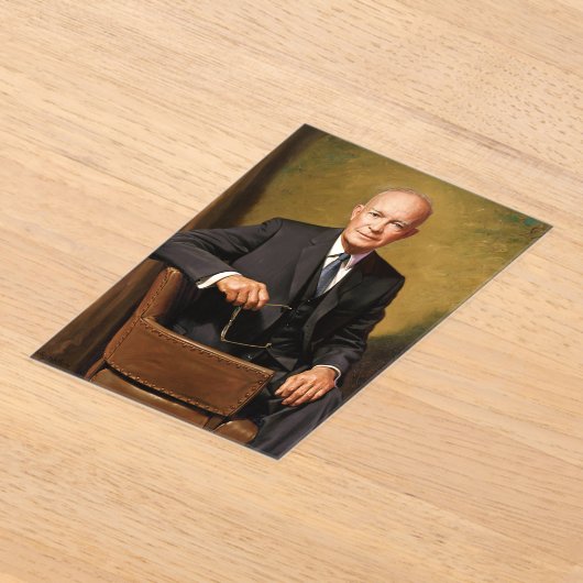 Dwight Eisenhower President White House Portrait Acryleinladungen (Ablage )