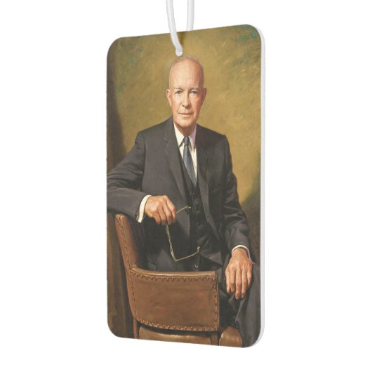 Dwight Eisenhower President White House Portrait Autolufterfrischer (Links)