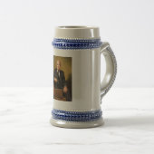 Dwight Eisenhower President White House Portrait Bierglas (VorderseiteRechts)
