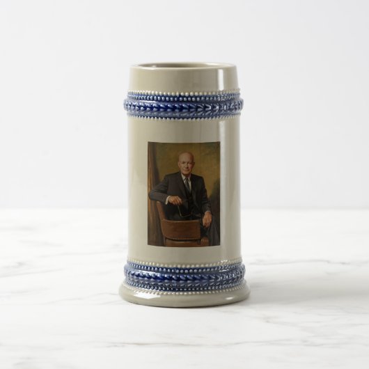 Dwight Eisenhower President White House Portrait Bierglas (Mittel)