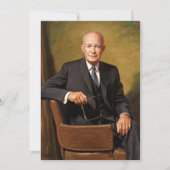 Dwight Eisenhower President White House Portrait Einladung (Vorderseite)