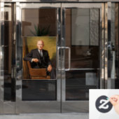 Dwight Eisenhower President White House Portrait Fensteraufkleber (Büro Tür)