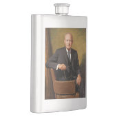 Dwight Eisenhower President White House Portrait Flachmann (Rechts)