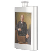 Dwight Eisenhower President White House Portrait Flachmann (Links)