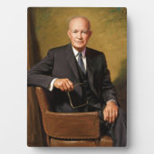 Dwight Eisenhower President White House Portrait Fotoplatte (Vorderseite)