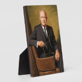 Dwight Eisenhower President White House Portrait Fotoplatte (Seite)
