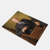 Dwight Eisenhower President White House Portrait Fußmatte (Schrägansicht)
