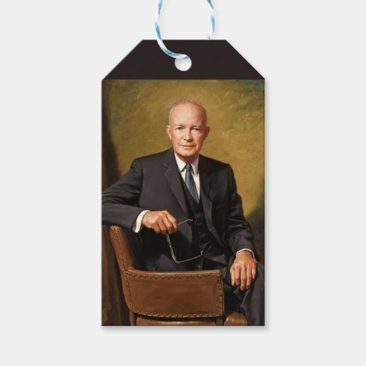 Dwight Eisenhower President White House Portrait Geschenkanhänger (Vorderseite)