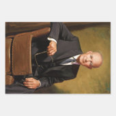 Dwight Eisenhower President White House Portrait Geschenkpapier Set (Vorderseite 2)