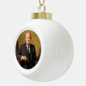 Dwight Eisenhower President White House Portrait Keramik Kugel-Ornament (Rechts)
