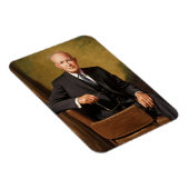 Dwight Eisenhower President White House Portrait Magnet (Rechte Seite)