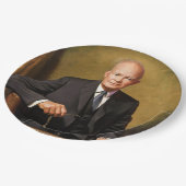 Dwight Eisenhower President White House Portrait Pappteller (Schrägansicht)