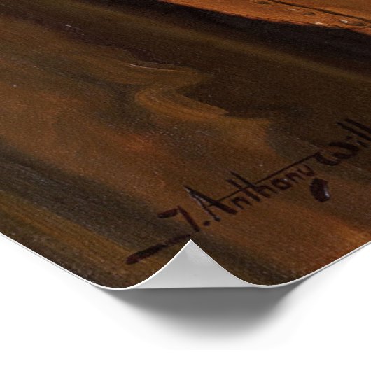 Dwight Eisenhower President White House Portrait Poster (Ecke)