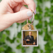 Dwight Eisenhower President White House Portrait Schlüsselanhänger (Hand)