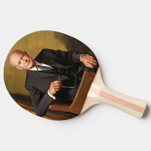 Dwight Eisenhower President White House Portrait Tischtennis Schläger (Seitenansicht)