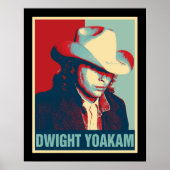 Dwight Yoakam Retro Hope Style Geschenk für Fans.p Poster (Vorne)
