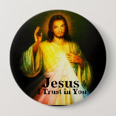 DWMoM großer runder Evangelizations-Knopf Button (Vorderseite)