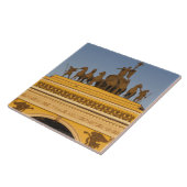 Dwortsowkaja-Platz, Triumphbogen, Sonnenuntergang Fliese (Seite)