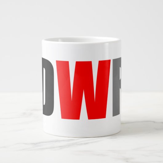 DWR Kaffee-Tasse Jumbo-Tasse (Vorderseite)