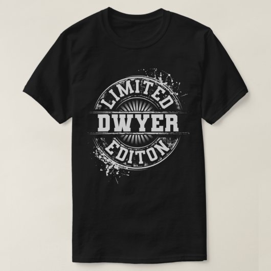 DWYER Funny Familienname Tree Geburtstag Wiederseh T-Shirt (Design vorne)