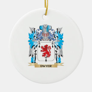 Dwyer Wappen - Familienwappen Keramikornament