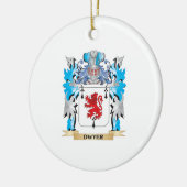 Dwyer Wappen - Familienwappen Keramikornament (Links)