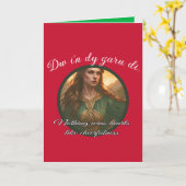 Dwynwen Nothing Wins Hearts Like Cheerfulness Quot Karte (Gelbe Blume)