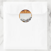 DY 02 RUNDER AUFKLEBER (Tasche)