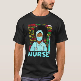 Dy Schwarze Krankenschwester 2022 Kostüm Schwarze T-Shirt