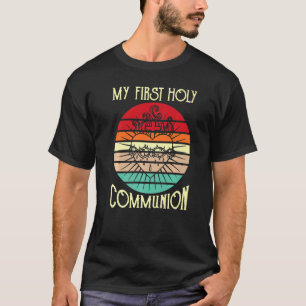 Dy Vintage Meine erste heilige Kommunion Christlic T-Shirt