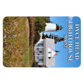 Dyce Head Lighthouse, Castine Maine Flexi Magnet (Horizontal)