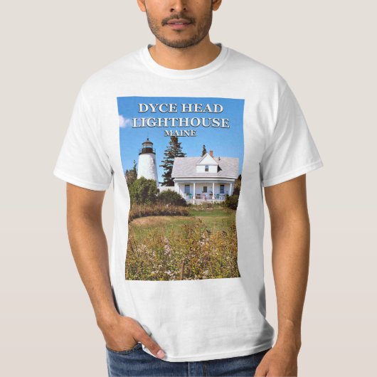 Dyce Head Lighthouse, Castine Maine T - Shirt (Vorderseite)