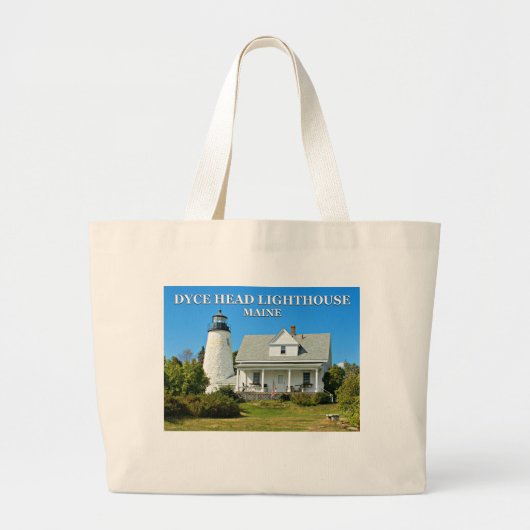 Dyce Head Lighthouse, Maine Jumbo Tote Bag Jumbo Stoffbeutel (Vorne)