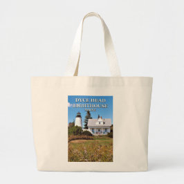 Dyce Head Lighthouse, Maine Jumbo Tote Bag Stoffbeutel